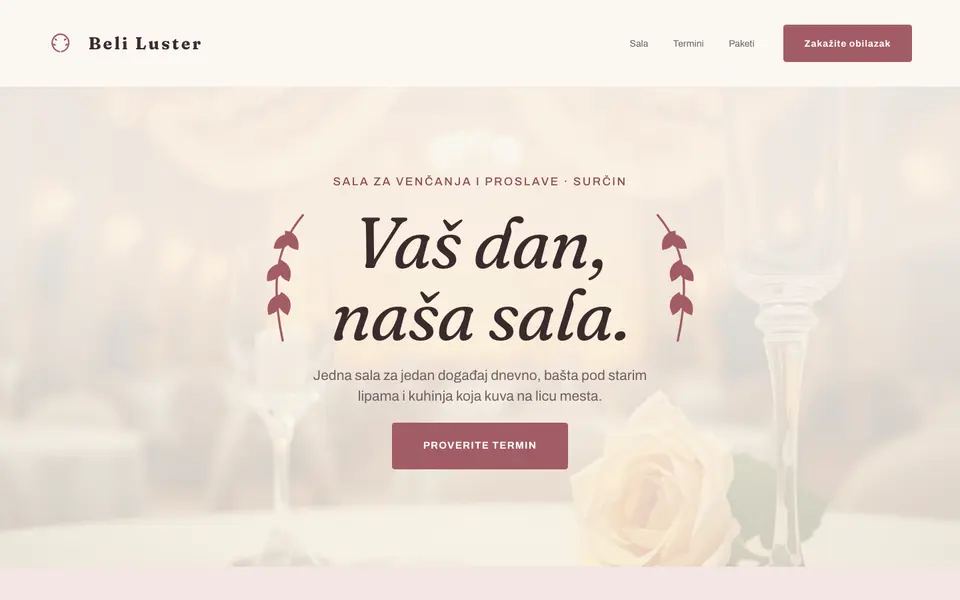 Primer sajta: Sala
